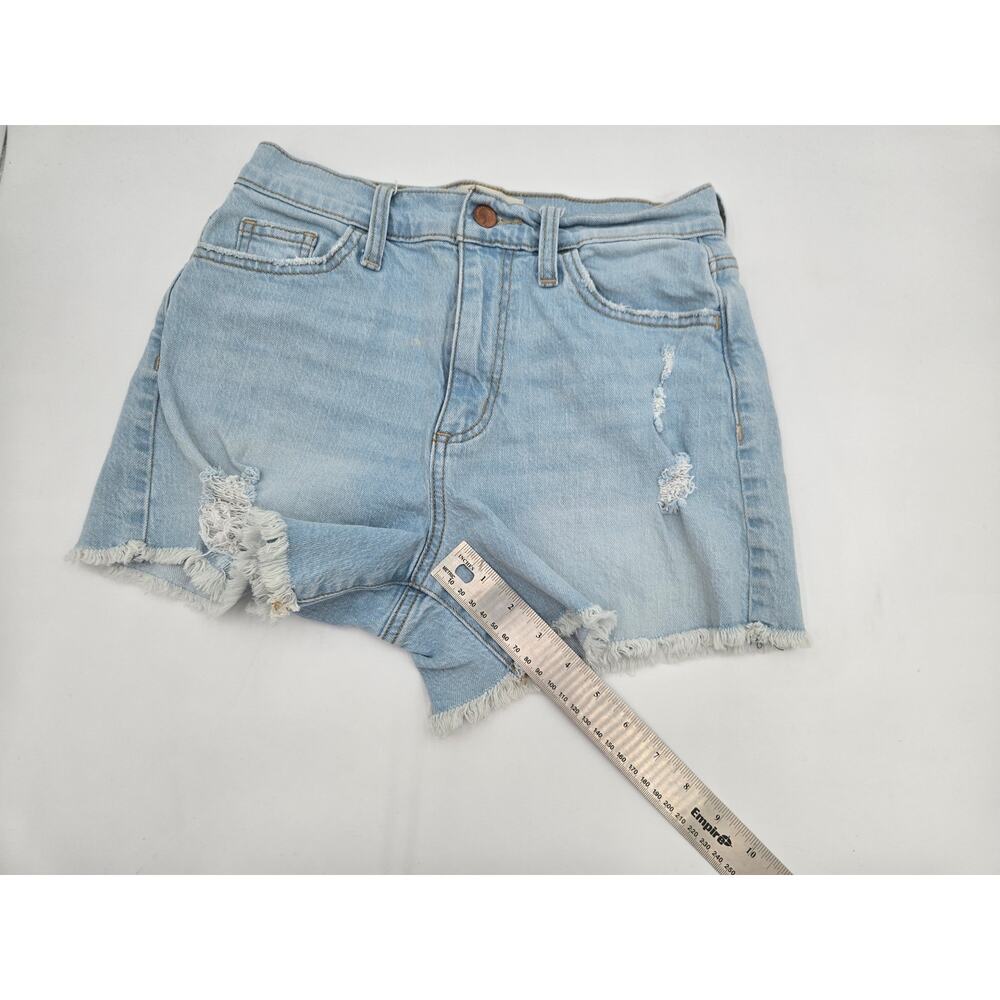 Universal Thread Highest Rise Shortie Womens 2R Light Wash Denim Shorts - Picture 8 of 10